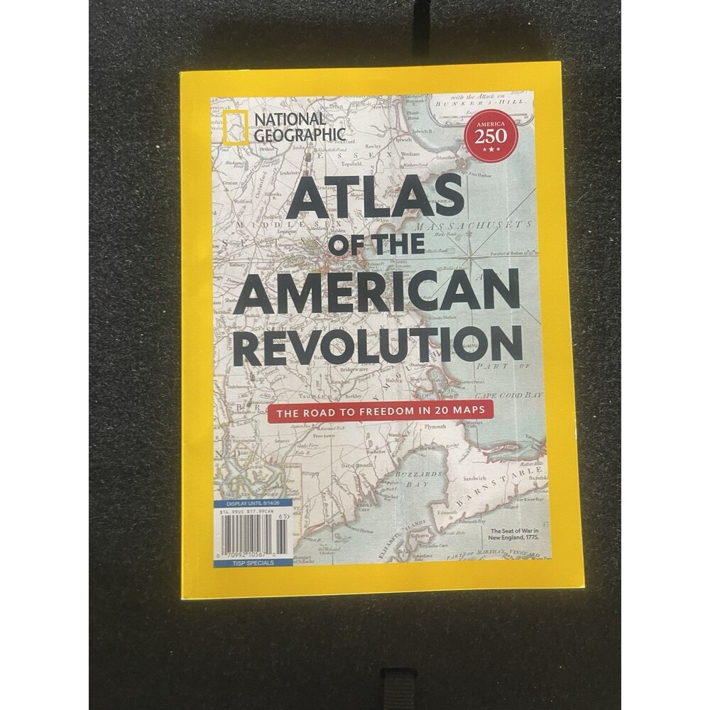 National Geographic Special Edition Atlas of the American Revolution 20 Maps NEW